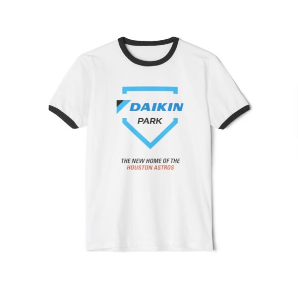 Houston Astros Daikin Park Unisex Cotton Ringer T-Shirt - Image 9