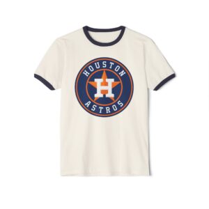 Houston Astros Unisex Cotton Ringer T-Shirt
