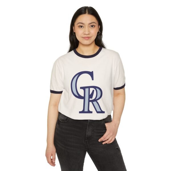 Colorado Rockies Unisex Cotton Ringer T-Shirt - Image 3