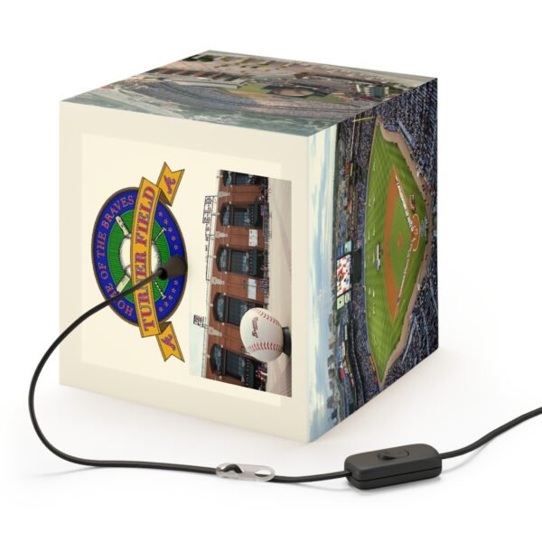 Atlanta Braves Turner Field Park Light Cube Lamp - Image 3