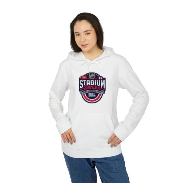 Detroit Red Wings vs Columbus Blue Jackets 2025 Stadium Series Adidas Unisex Fleece Hoodie - Image 3