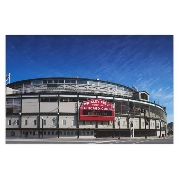 Chicago Cubs Wrigley Field Indoor and Outdoor Silk Posters - Image 2