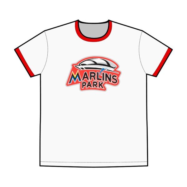 Miami Marlins Park Men's Staple Ringer Tee - Image 3