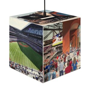 Texas Rangers Globe Life Field Light Cube Lamp