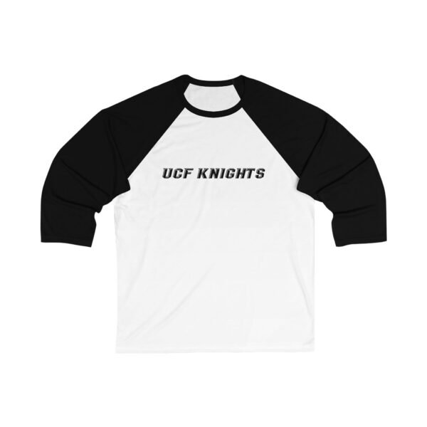 UCF Knights Unisex 3/4 Sleeve Baseball Tee - Image 3
