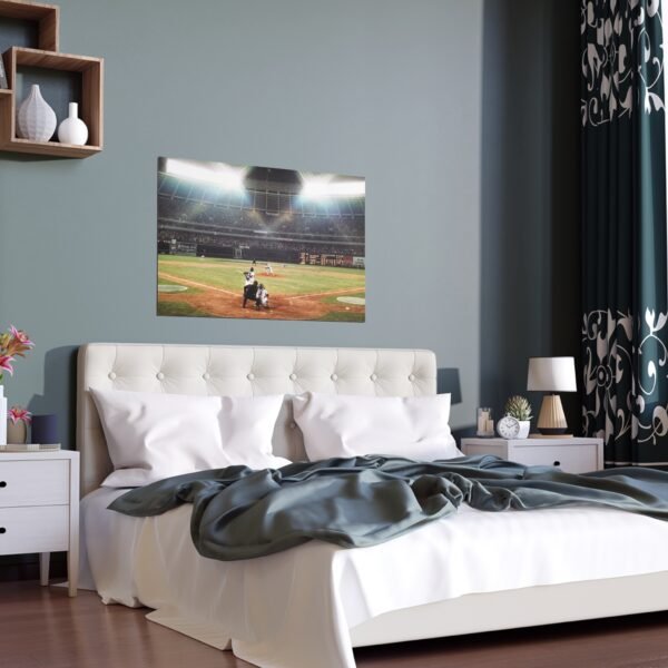 Atlanta Braves Hank Aaron 715th Home Run Indoor and Outdoor Silk Posters