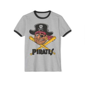 Pittsburgh Pirates Unisex Cotton Ringer T-Shirt