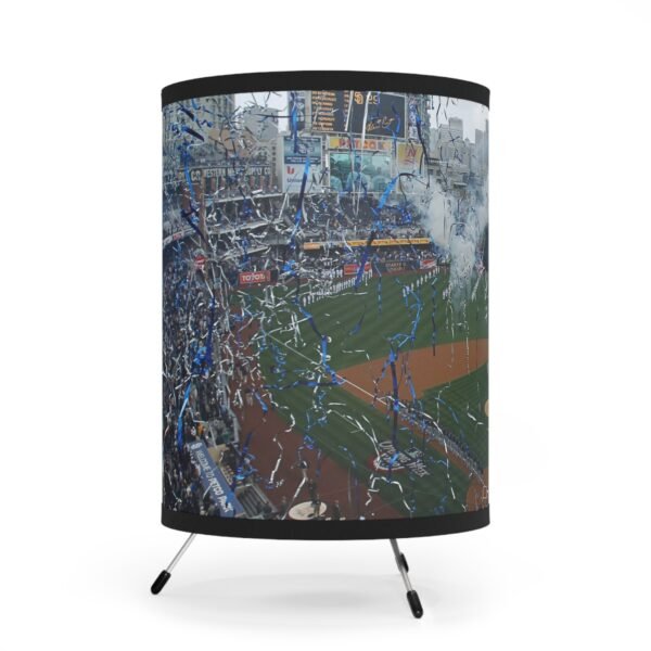 San Diego Padres Petco Park Tripod Lamp with High-Res Printed Shade, USCA plug - Image 2