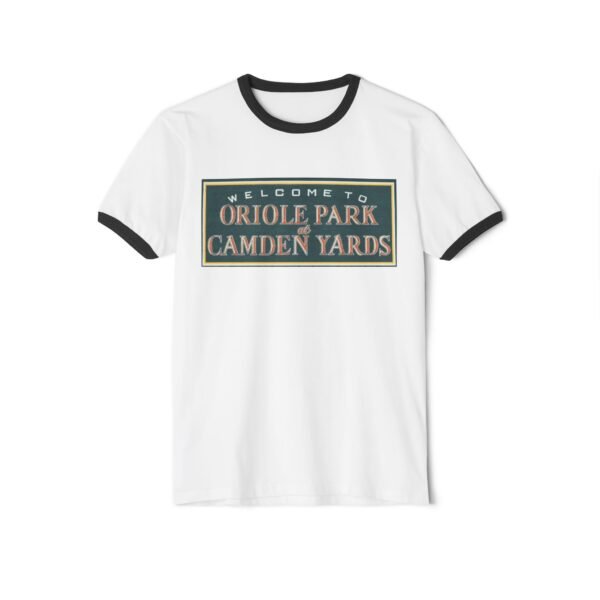 Baltimore Orioles Camden Yards Unisex Cotton Ringer T-Shirt - Image 13
