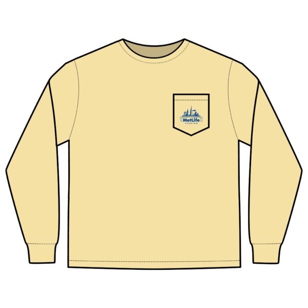 MetLife Stadium Unisex Long Sleeve Pocket T-Shirt - Image 3