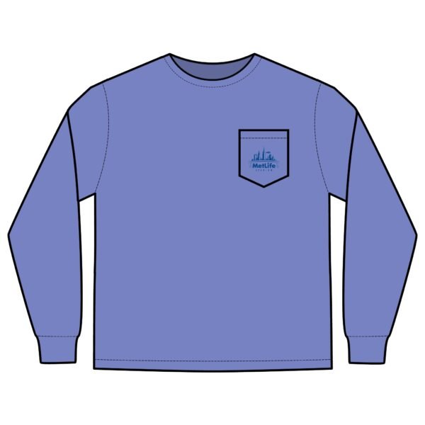 MetLife Stadium Unisex Long Sleeve Pocket T-Shirt - Image 25
