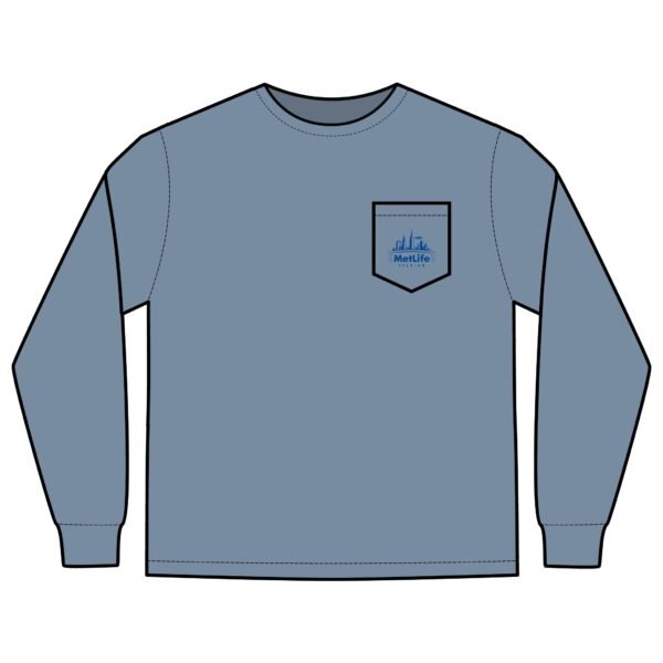 MetLife Stadium Unisex Long Sleeve Pocket T-Shirt - Image 27
