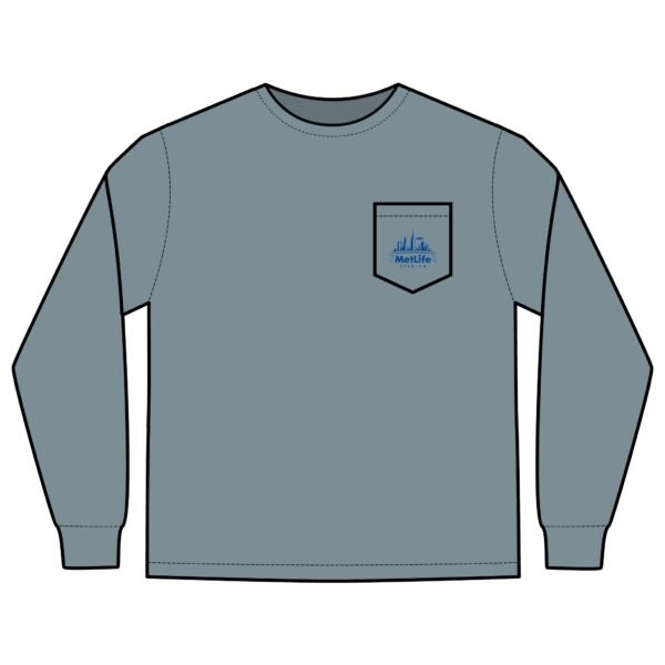 MetLife Stadium Unisex Long Sleeve Pocket T-Shirt - Image 29
