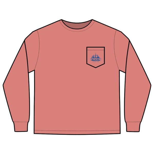 MetLife Stadium Unisex Long Sleeve Pocket T-Shirt - Image 35