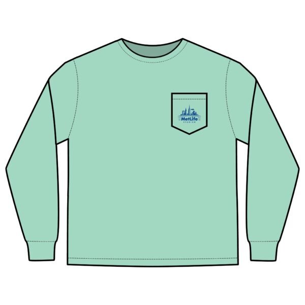 MetLife Stadium Unisex Long Sleeve Pocket T-Shirt - Image 11