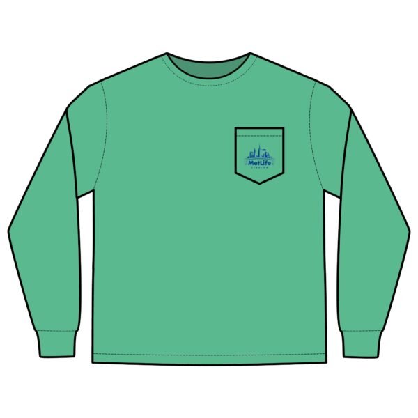 MetLife Stadium Unisex Long Sleeve Pocket T-Shirt - Image 13