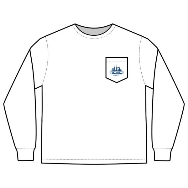 MetLife Stadium Unisex Long Sleeve Pocket T-Shirt