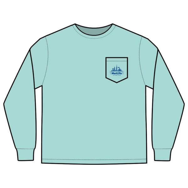 MetLife Stadium Unisex Long Sleeve Pocket T-Shirt - Image 15