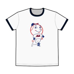 New York Mets Mr. Met Men's Staple Ringer Tee
