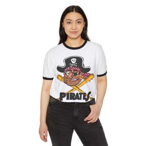 Pittsburgh Pirates Unisex Cotton Ringer T-Shirt - Image 15