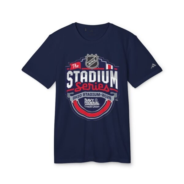 Detroit Red Wings vs Columbus Blue Jackets 2025 Stadium Series Adidas Unisex Sport T-shirt - Image 9