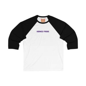 TCU Horned Frogs Unisex 3/4 Sleeve Baseball Tee