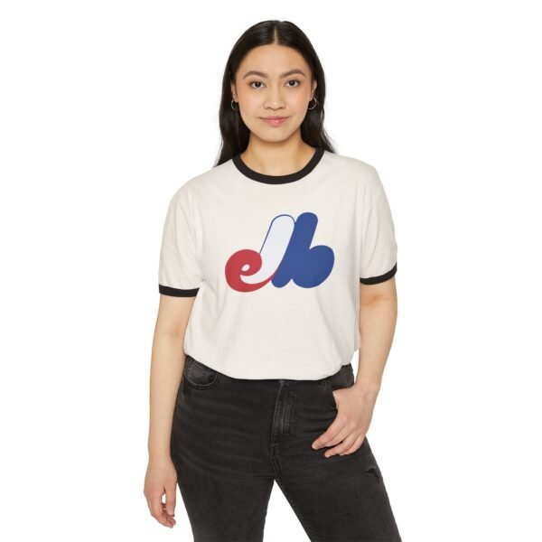 Montreal Expos Unisex Cotton Ringer T-Shirt - Image 7
