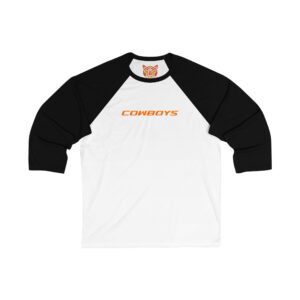Oklahoma State Cowboys Unisex 34 Sleeve Baseball Tee