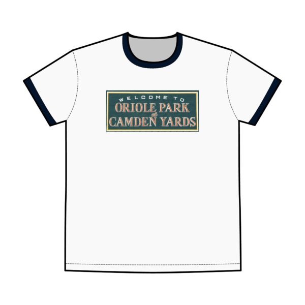 Baltimore Orioles Camden Yards Men's Staple Ringer Tee - Image 3