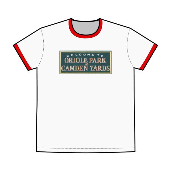 Baltimore Orioles Camden Yards Men's Staple Ringer Tee - Image 5