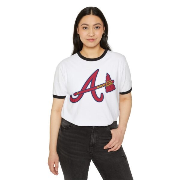 Atlanta Braves Unisex Cotton Ringer T-Shirt - Image 7