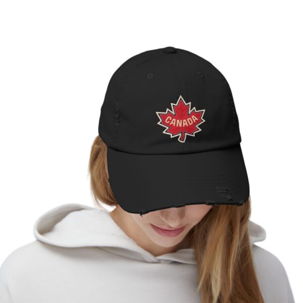 2025 4 Nations Face-Off Canada Unisex Distressed Cap - Image 28