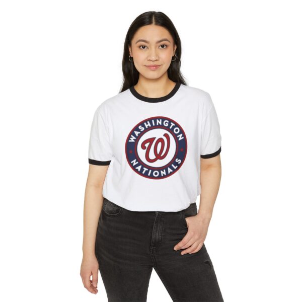 Washington Nationals Unisex Cotton Ringer T-Shirt - Image 3