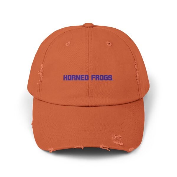 TCU Horned Frogs Unisex Distressed Cap - Image 5