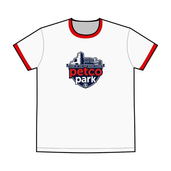 San Diego Padres Petco Park Men's Staple Ringer Tee - Image 3