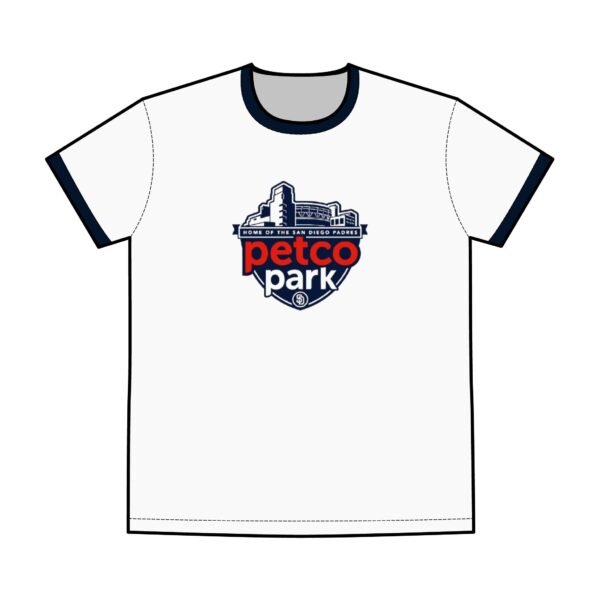 San Diego Padres Petco Park Men's Staple Ringer Tee - Image 5