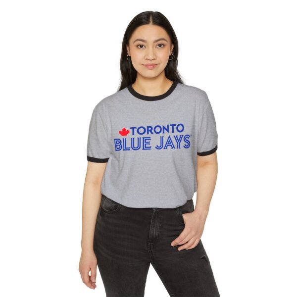 Toronto Blue Jays Unisex Cotton Ringer T-Shirt - Image 11