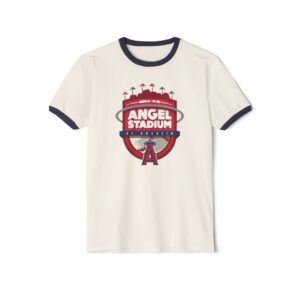 Anaheim Stadium Unisex Cotton Ringer T-Shirt