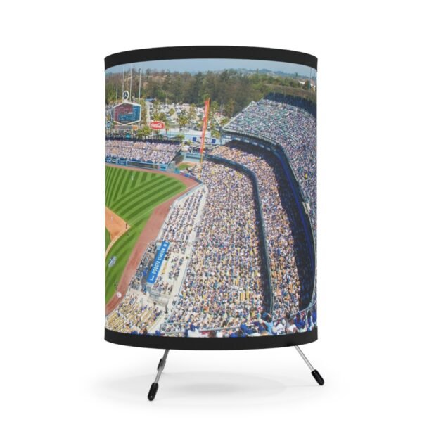 Los Angeles Dodgers Stadium Tripod Lamp with High-Res Printed Shade, USCA plug - Image 4