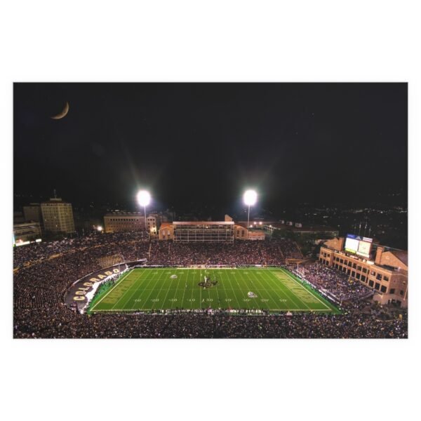 Colorado Buffaloes Folsom Field Indoor and Outdoor Silk Posters - Image 2