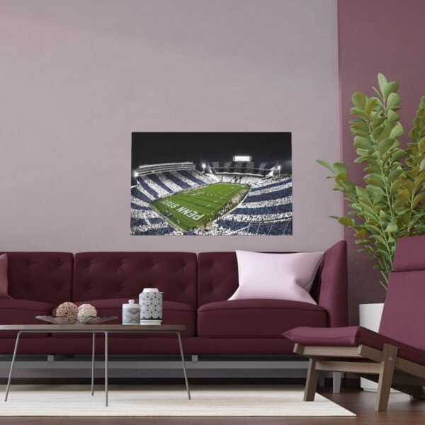 Penn State Nittany Lions Beaver Stadium Indoor and Outdoor Silk Posters - Image 3