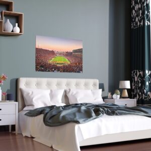 USC Trojans United Airlines Field at the Los Angeles Memorial Coliseum Indoor and Outdoor Silk Posters