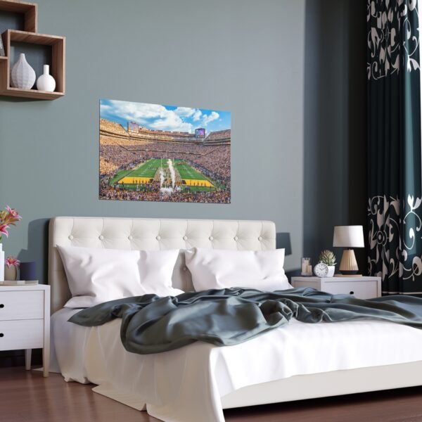 LSU Tigers Tiger Stadium Indoor and Outdoor Silk Posters