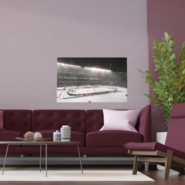 2014 Stadium Series Soldier Field - Pittsburgh Penguins vs Chicago Blackhawks Indoor and Outdoor Silk Posters - Image 3