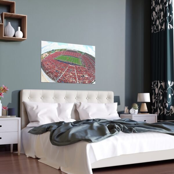 Ole Miss Rebels Vaught–Hemingway Stadium Indoor and Outdoor Silk Posters