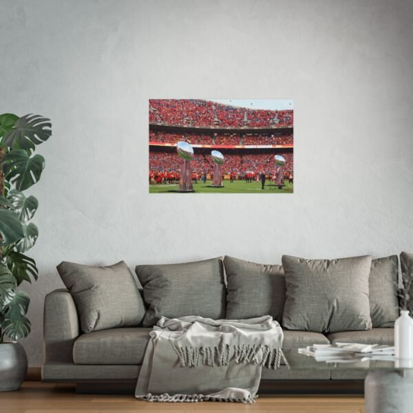 Kansas City Chiefs Arrowhead Stadium Fine Art Posters - Image 2