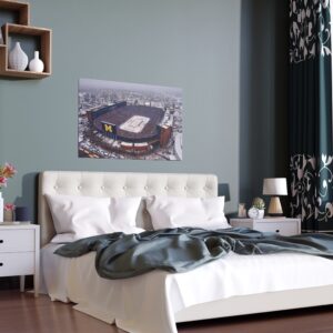 2014 Winter Classic Michigan Stadium Toronto Maple Leafs vs  Detroit Red Wings Indoor and Outdoor Silk Posters