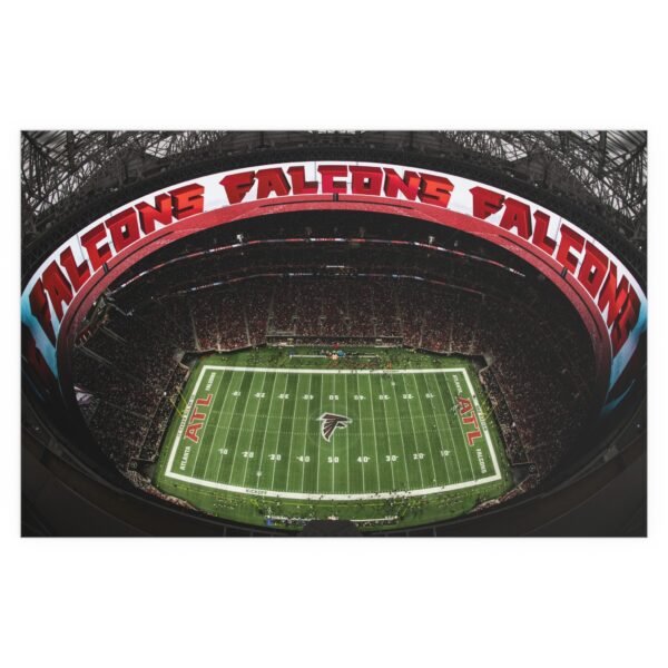 Atlanta Falcons Mercedes-Benz Stadium Indoor and Outdoor Silk Posters - Image 2