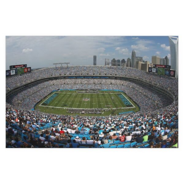 Carolina Panthers Bank of America Stadium Indoor and Outdoor Silk Posters - Image 2