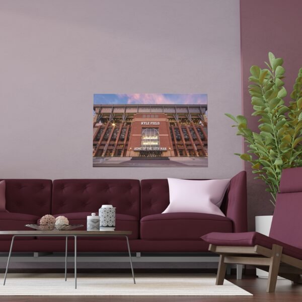 Texas A&M Aggies Kyle Field Indoor and Outdoor Silk Posters - Image 3